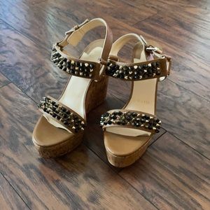 Christian Louboutins size 36 wedge